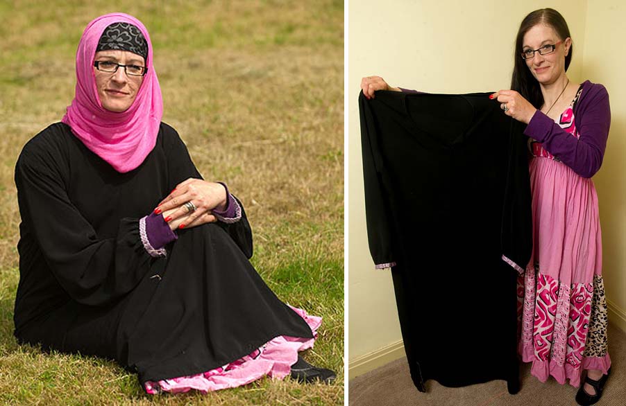 Alergi Sinar Matahari, Wanita Inggris Pilih Gaun Muslimah